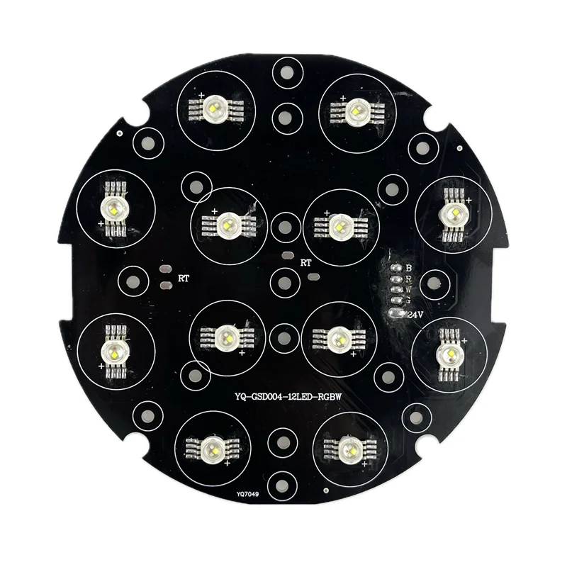 12X10W RGBW 4IN1 Led Par lampe perle Source conseil en aluminium lumière de scène Led lumière principale mobile