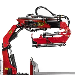 LESU RC Hydraulic Crane Metal Flying Boom Crane Assembly Kit Model for 1/14 RC Dump Truck Car Truck DIY Model Car Accessories