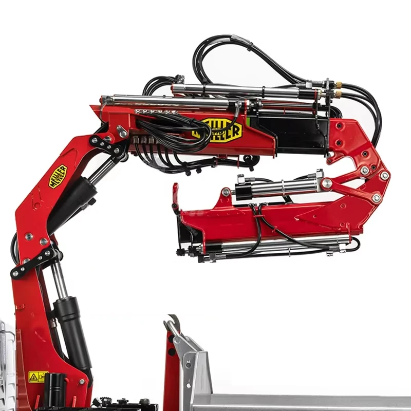 LESU RC Hydraulic Crane Metal Flying Boom Crane Assembly Kit Model for 1/14 RC Dump Truck Car Truck DIY Model Car Accessories