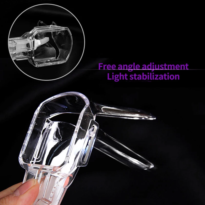 1Pcs Clear Vagina Expansion Device with Lights  Medical Feminine Hygiene Adult Genitals Anal Vaginal Dilator Colposcopy Speculum