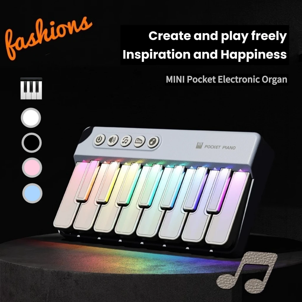 

Mini Pocket Electronic Keyboard Electronic Organ Portable Piano Musical Instruments Educational Toy For Kids Children Gift