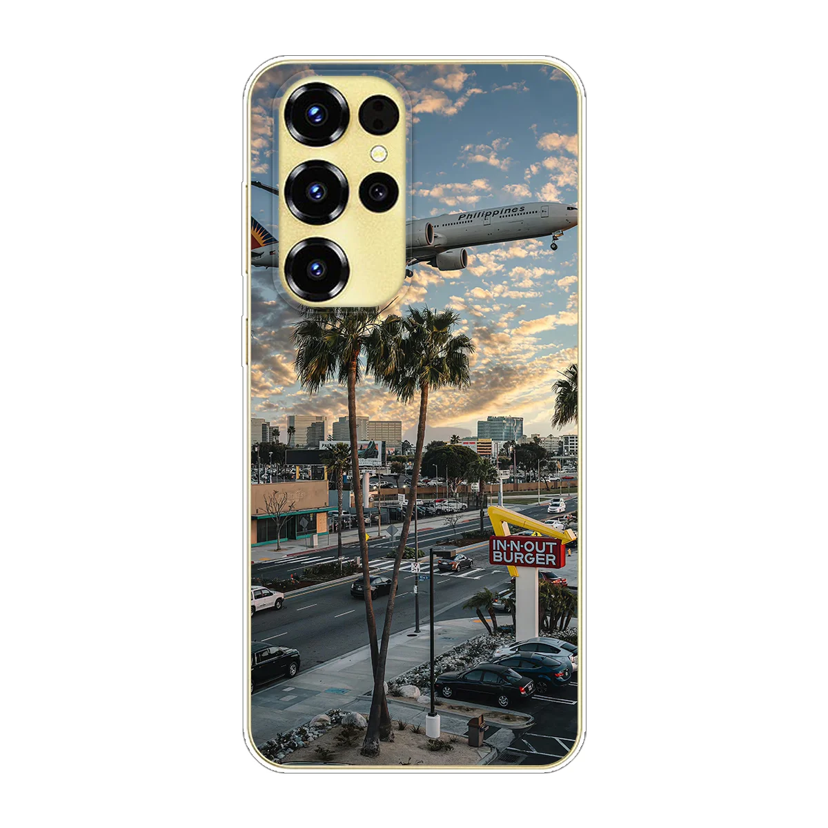 Funda elegante transparente co - Phone Cases Yellow reseña y precio