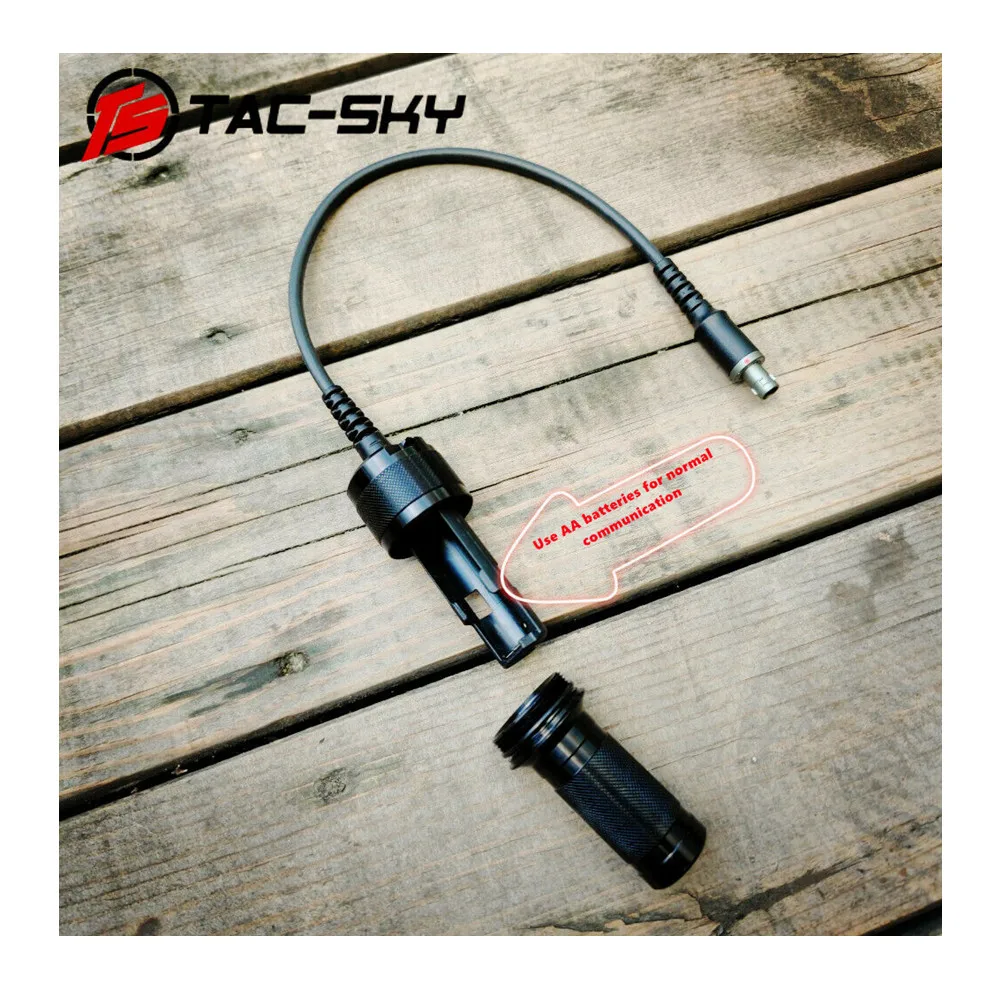 TAC-SKY V60 แบตเตอรี่ลิงค์ภายนอกเข้ากันได้กับอะแดปเตอร์ INVISIO V60