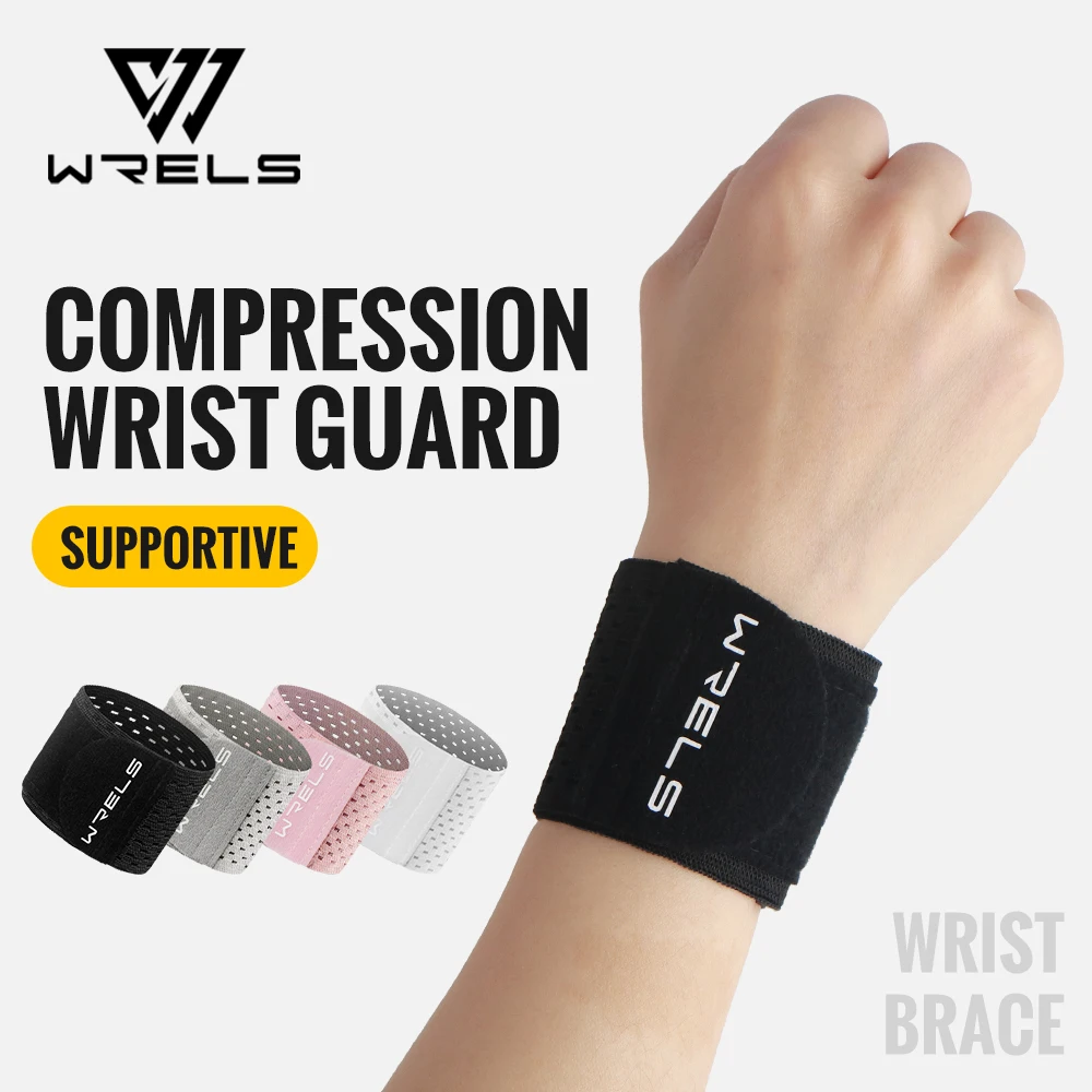 WRELS Summer Ice Cooling Wrist Sweatband Sport Wristband Fitness Run Gym Towel Wrist Protect Tennis Wrist Guard Protector Strap
