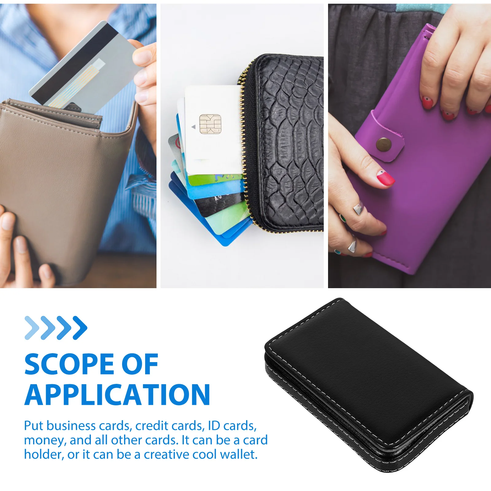 

Business Card Holder Mini Briefcase Stainless Steel Business Cards Box Pocket Address Book Card Holders for Men Office Supplies