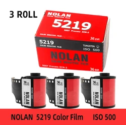 1/2/3 Roll Nolan 5219  500T   135 Color Film Roll Negative Film ECN2 Processing Iso 500 36EXP/Roll