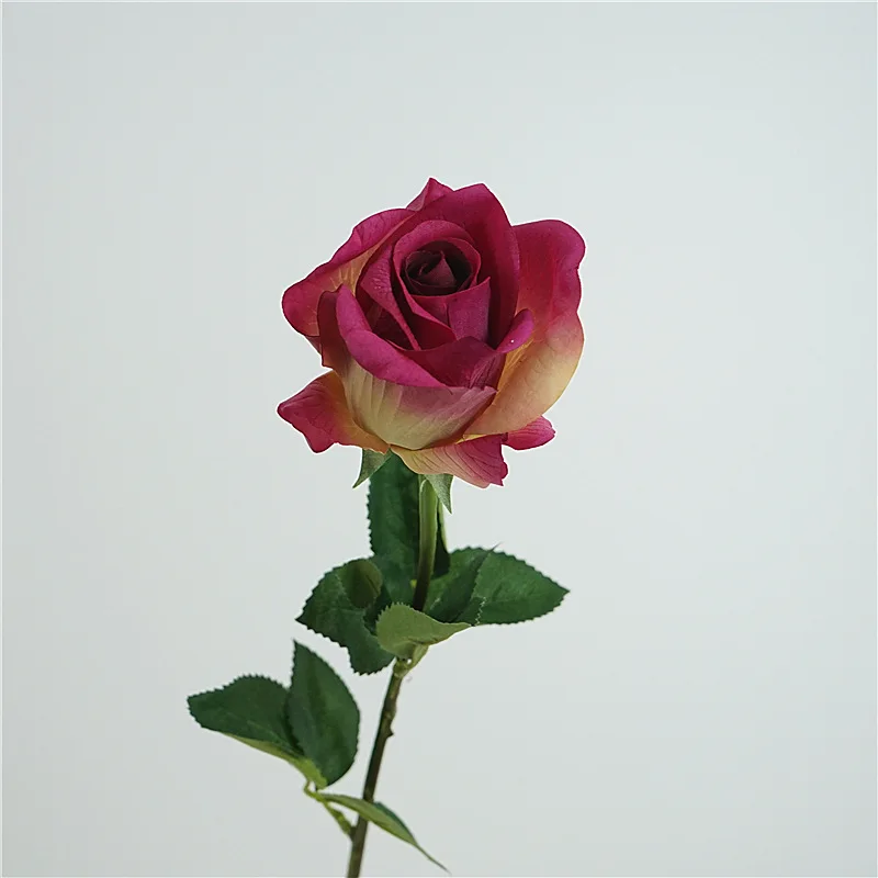 Artificial Rose Flowers for Photography, Fake Flowers, Single Diana Ornaments, Wedding Holding Flowers, Living Room Decoration