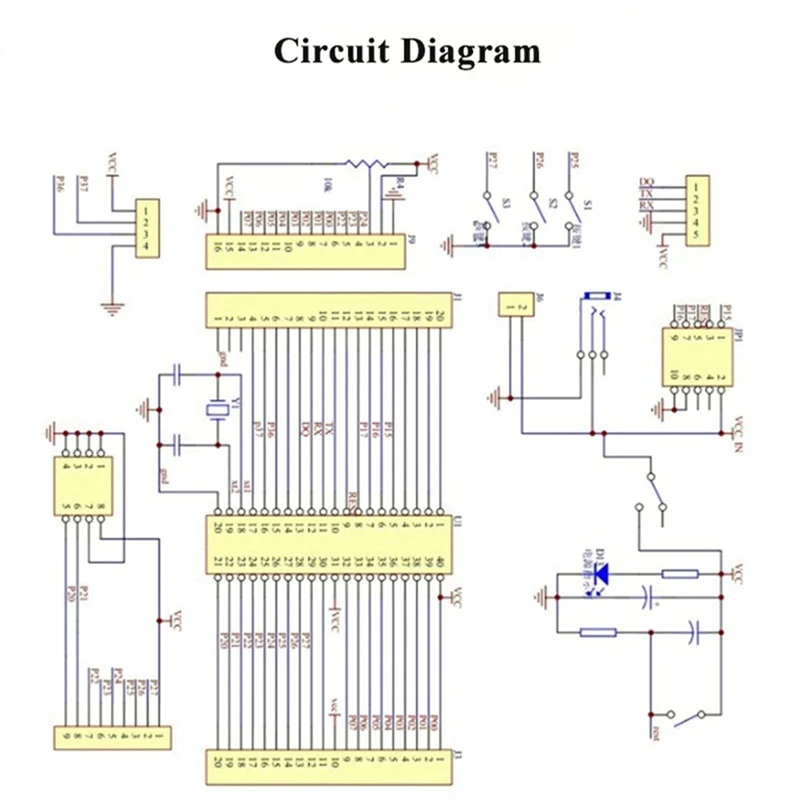 Top-Microcontroller Electronic Scale DIY Kit With Bracket Load Cell Circuit Experiments Parts Self Assembled Circuit Board