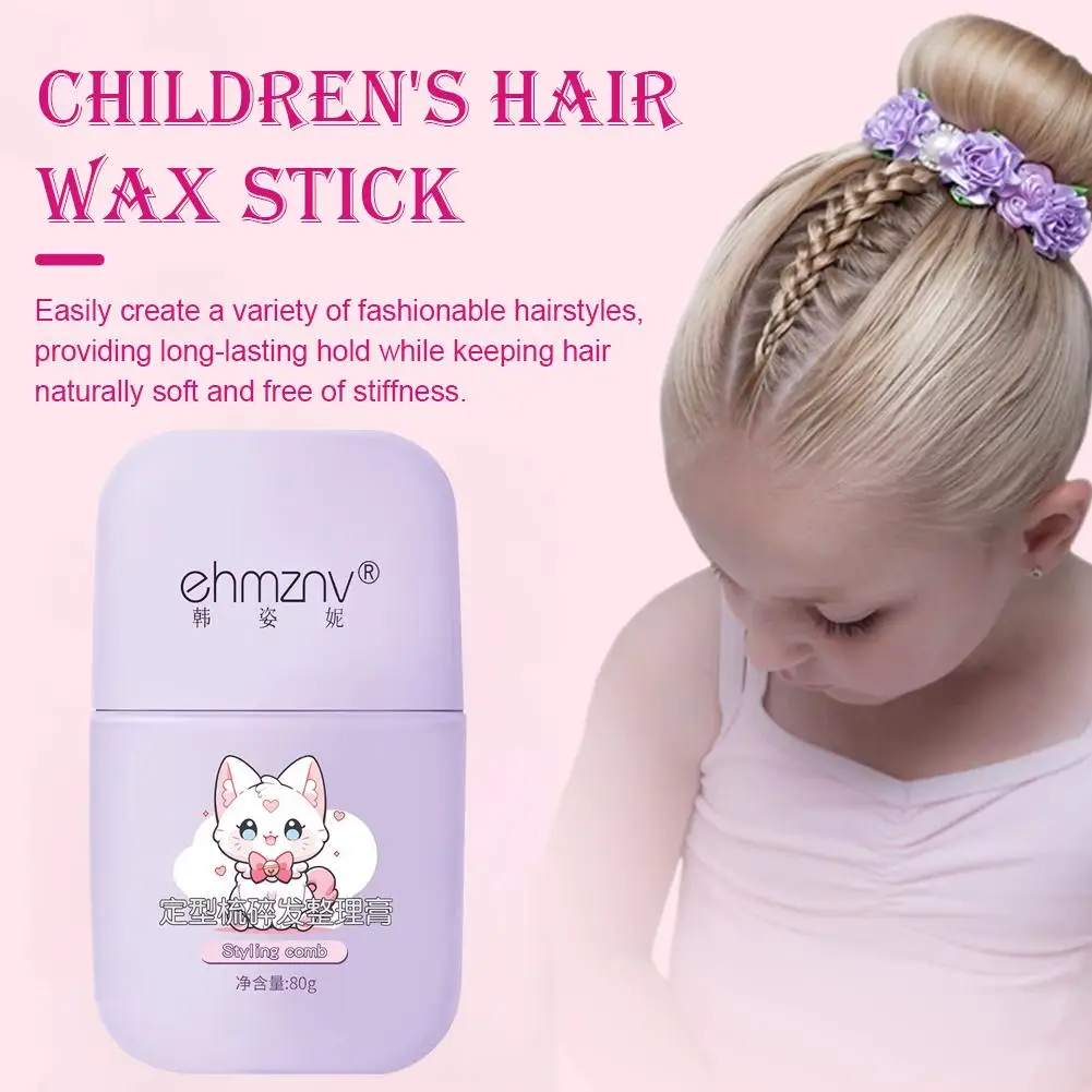 

Hair Styling Wax Comb Broken Hair Arrangement Frizz Styling Long Gel Lasting Fixed Smoothing Styling Kids Fluffy Hair Refre L5V8