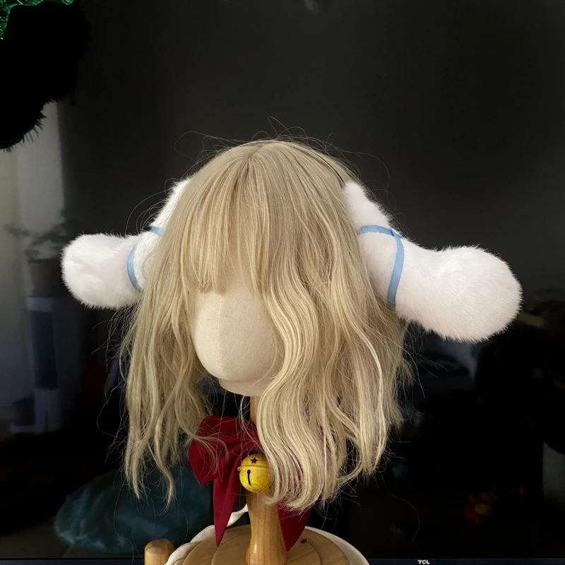 Handmade Halloween Hair Accessories Anime Yao Cos Ears Cute Cat Dog Rabbit Hairhoop Lovely Headwear Beast Christmas Cosplay Prop