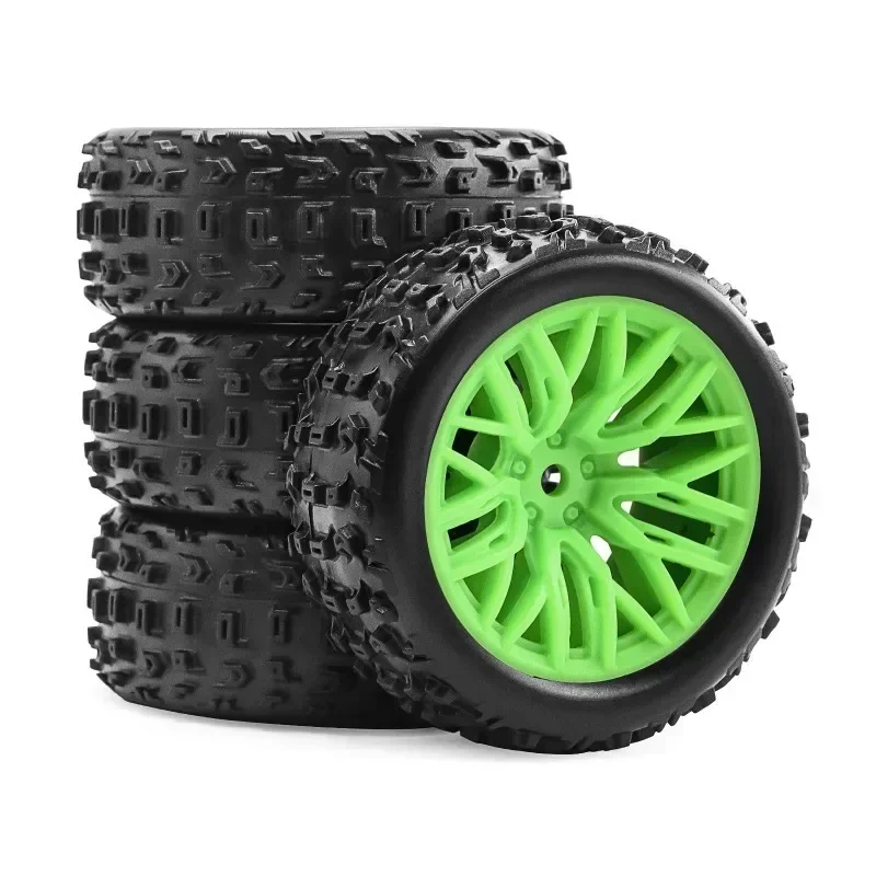 

4pcs 69mm Rubber Tire Tyre 12mm Hex for Arrma 1/18 2S Typhon Grom RC Car Upgrade Parts Accessories
