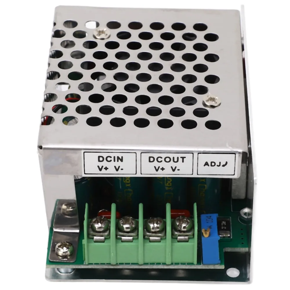 

Регулируемый преобразователь постоянного тока в постоянный, 12–75 В в 2,5–50 В, понижающий модуль с защитой от перелива, высокая мощность, множественная защита