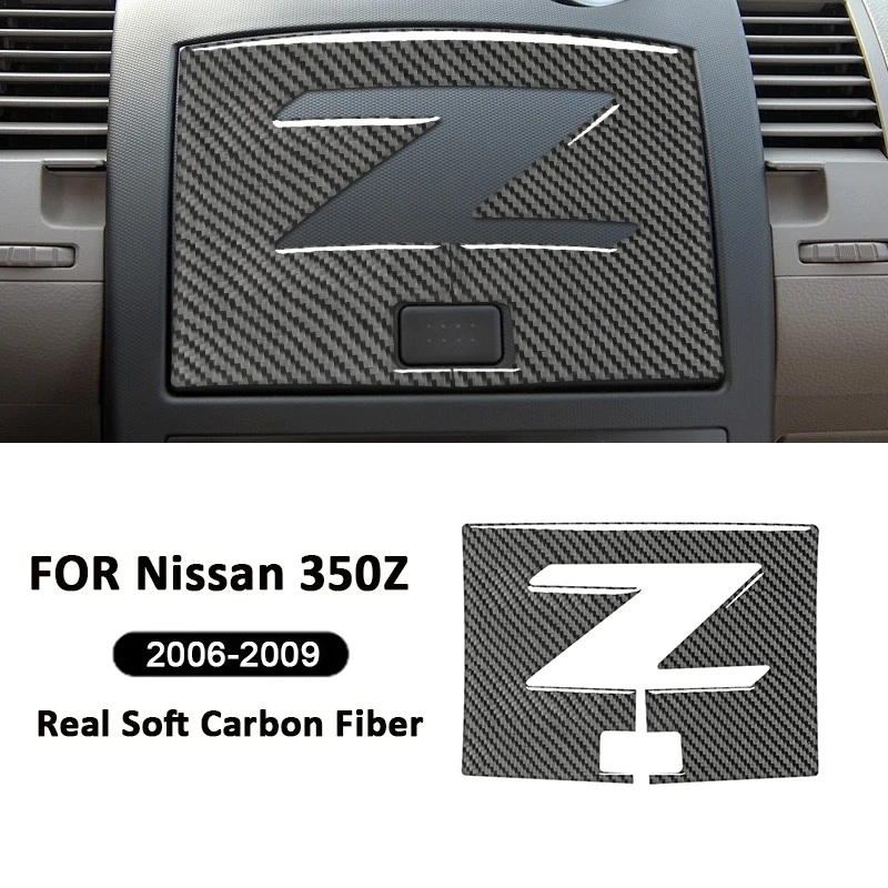 

For Nissan 350Z 2003-2009 Carbon Fiber Car Navigation Screen Panel Protection Cover Decoration Sticker Interior Accessories