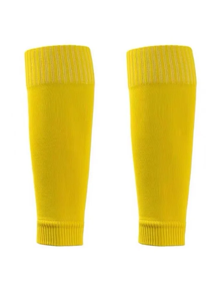 1Pair Breathable Soccer Football Leg Brace Socks Sleeves Adult Kids Shin Guards Calf Protection Sports Leg Cover view 5