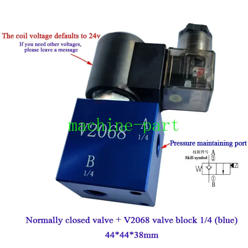 

1PC Hot Sell Hydraulic cartridge valve solenoid valve 2-way V2068 pressure relief valve G1/4