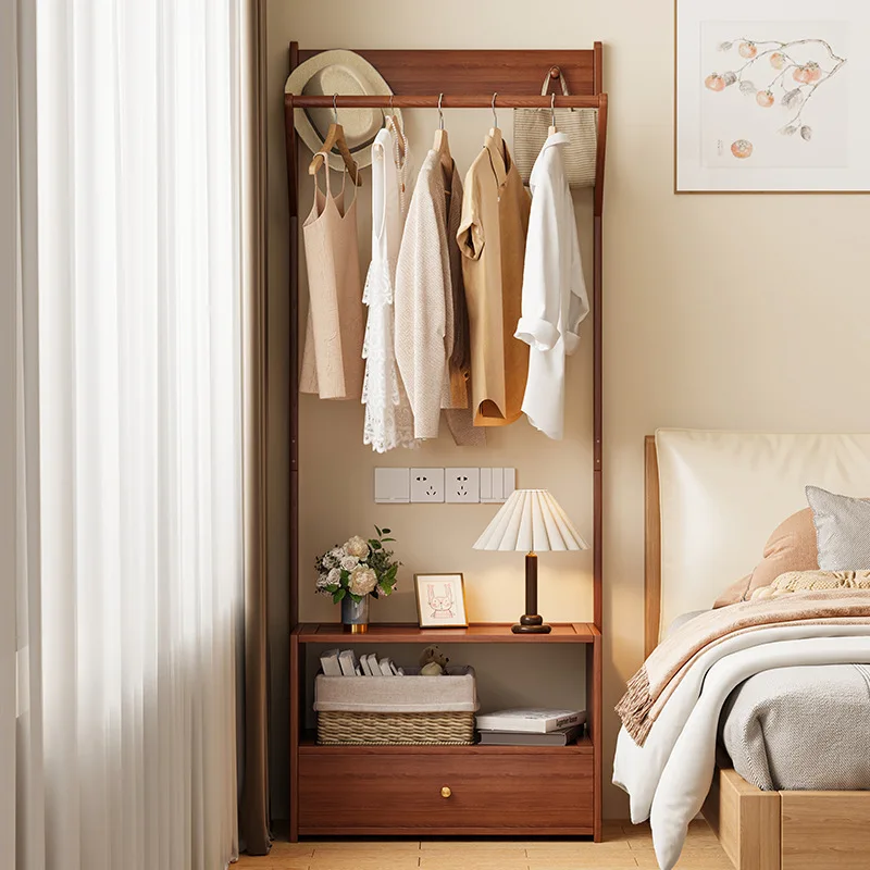 Moderner Kleiderständer vom Boden bis zur Decke, Multifunktionaler Kleiderständer mit Schublade für Schlafzimmer und Haushalt