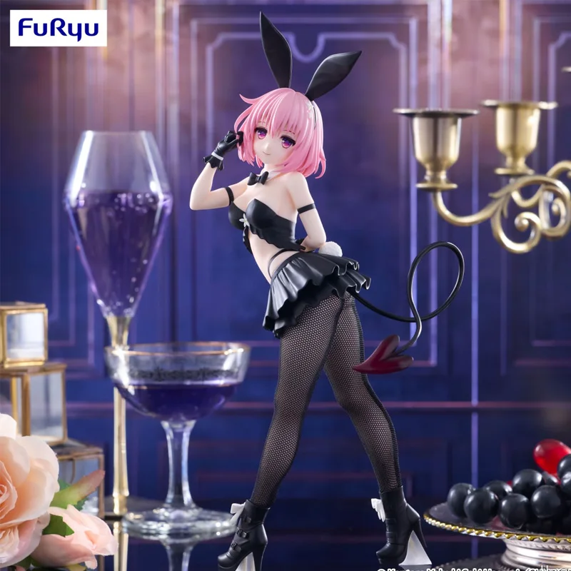 

FuRyu BiCute Bunnies Momo Velia Deviluke Bunny Girl Prize Figure To Love-Ru Darkness Authentic Anime Collectible For Otaku Fans