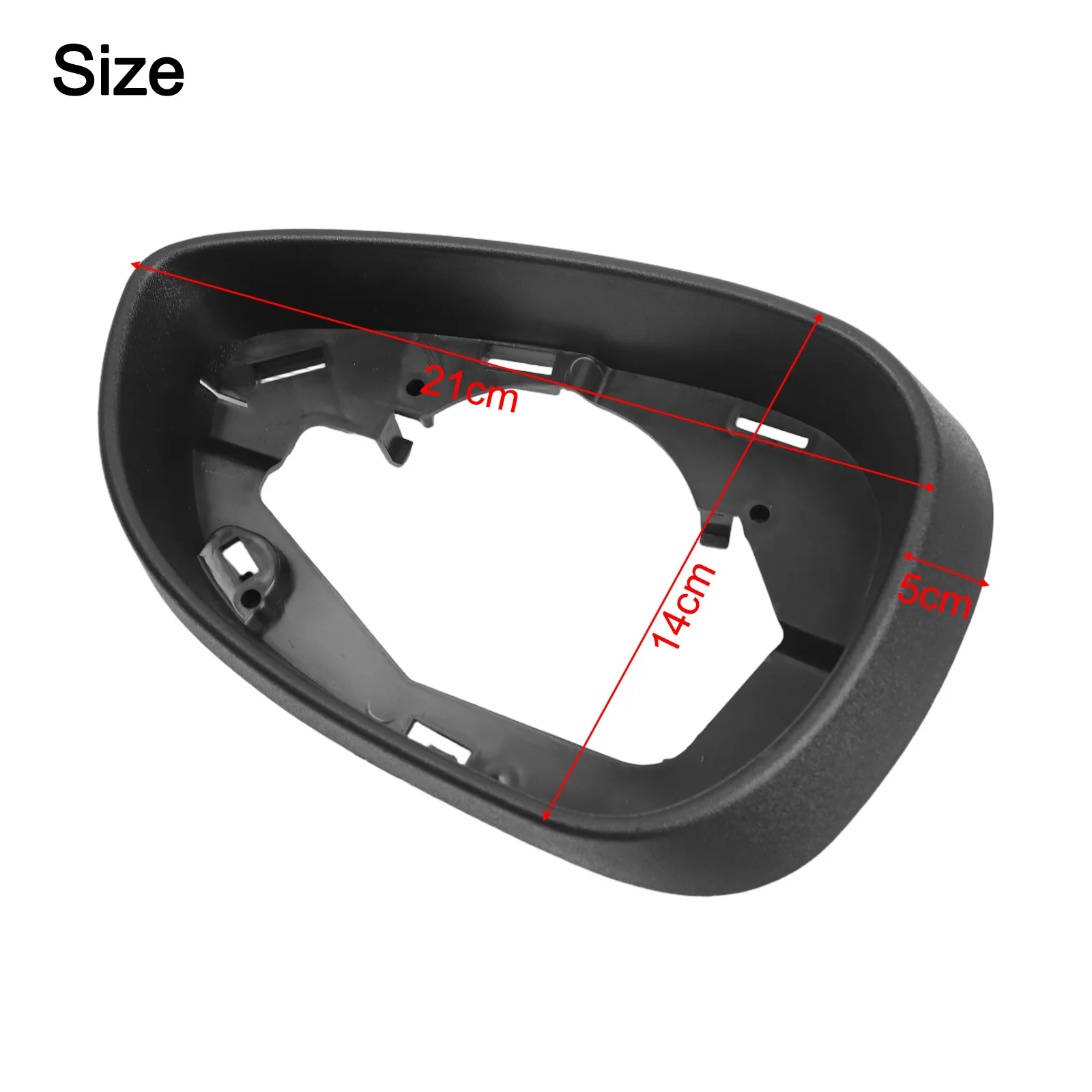 

Для Ford B Max для Ford Fiesta, сменная рамка бокового зеркала, сбоку водителя и пассажира, прочный материал, конструкция