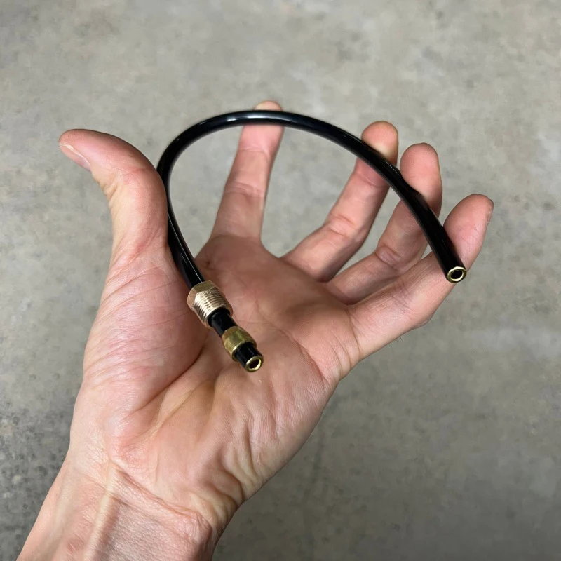 30 سنتيمتر خرطوم أنبوب النايلون لضاغط الهواء النحاس الملحقات يربط مفتاح الضغط وفحص صمام ضاغط الهواء خرطوم النايلون