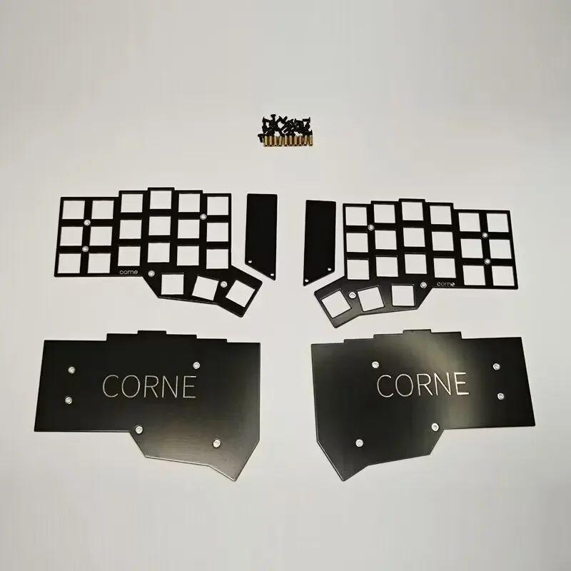 Corne Crkbd Split Keyboard Acrylic Bottom Plate DIY Split Keyboard Acrylic Screen Cover Custom Corne Cherry V3.0.1 Accessories