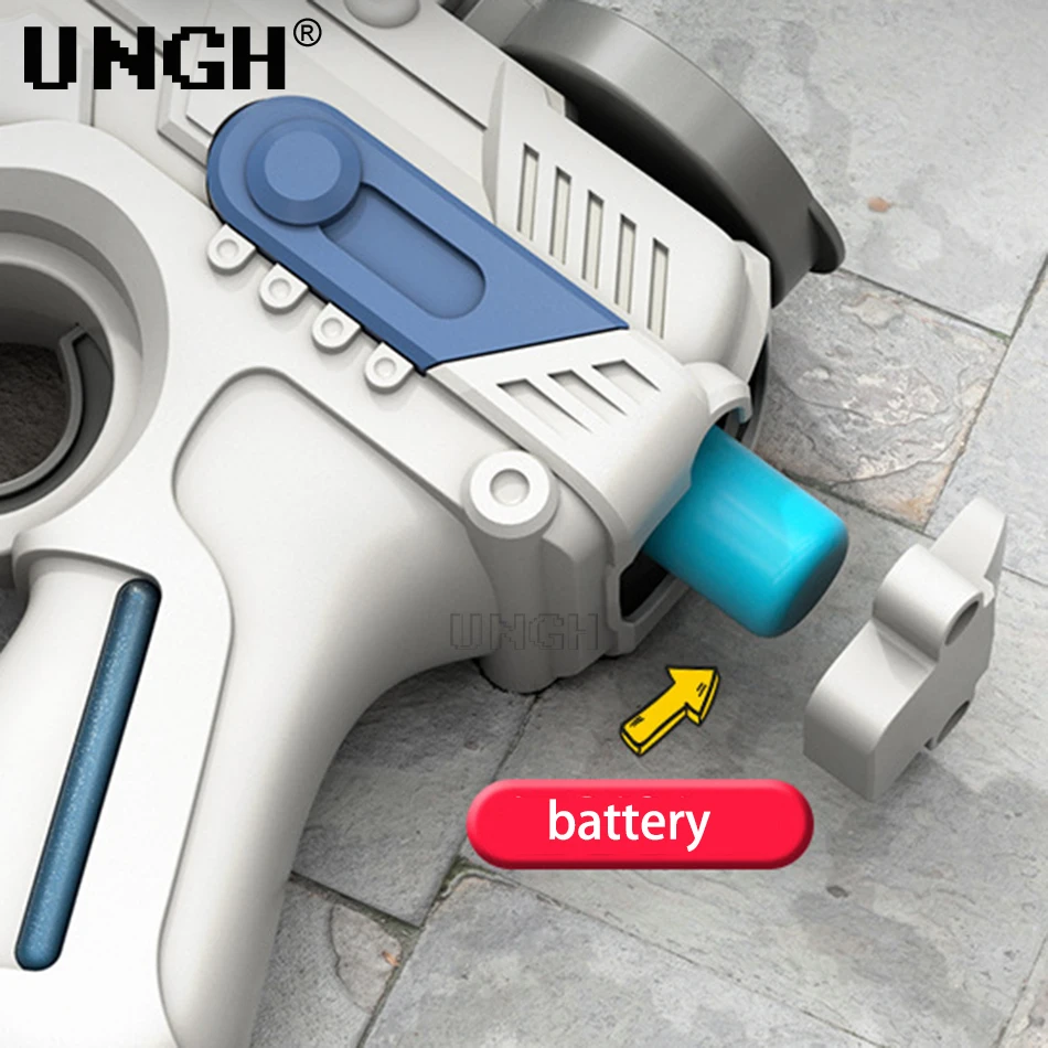 Pistola ad acqua elettrica automatica per bambini, spiaggia all'aperto ad alta pressione, piscina di grande capacità, giocattolo estivo per bambini