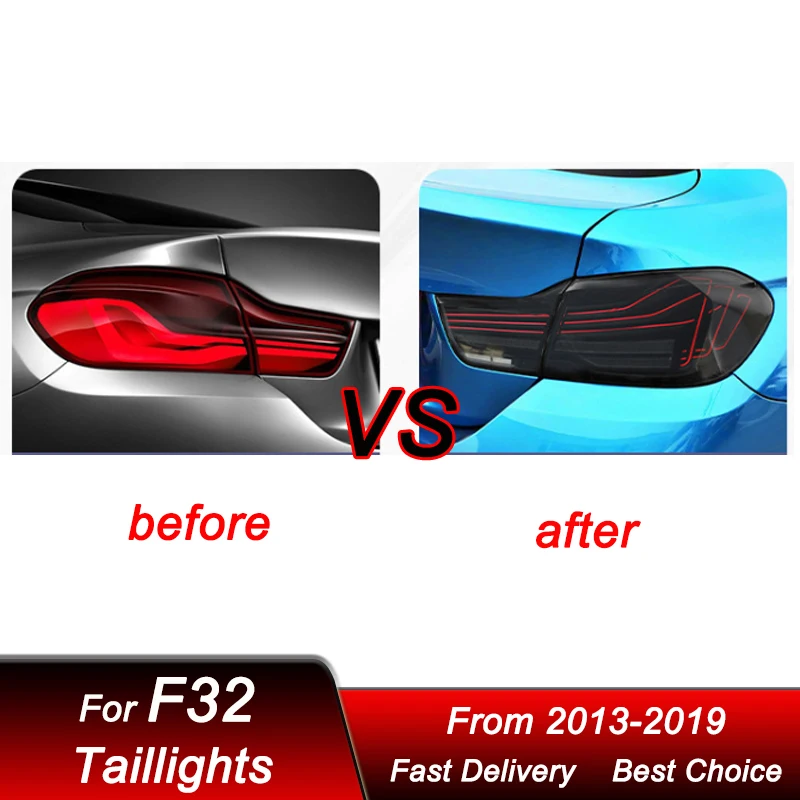 Car Tail Lights For BMW 4 series M4 F32 F36 F82 13-19 upgrade CSL LED Tail Lamp Dynamic Turn Signal Light Tail Lamp Assembly