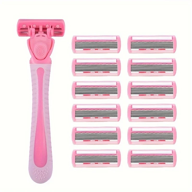 

Razor Classic 6 Layer Safety Razor for Mens Shaving&Womens Hair Removal Shaving Blades Manual Shaver