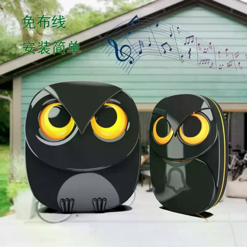 

Беспроводной дверной звонок - 300-метровый беспроводной дверной звонок, водонепроницаемый уличный домашний интеллектуальный дверной звонок