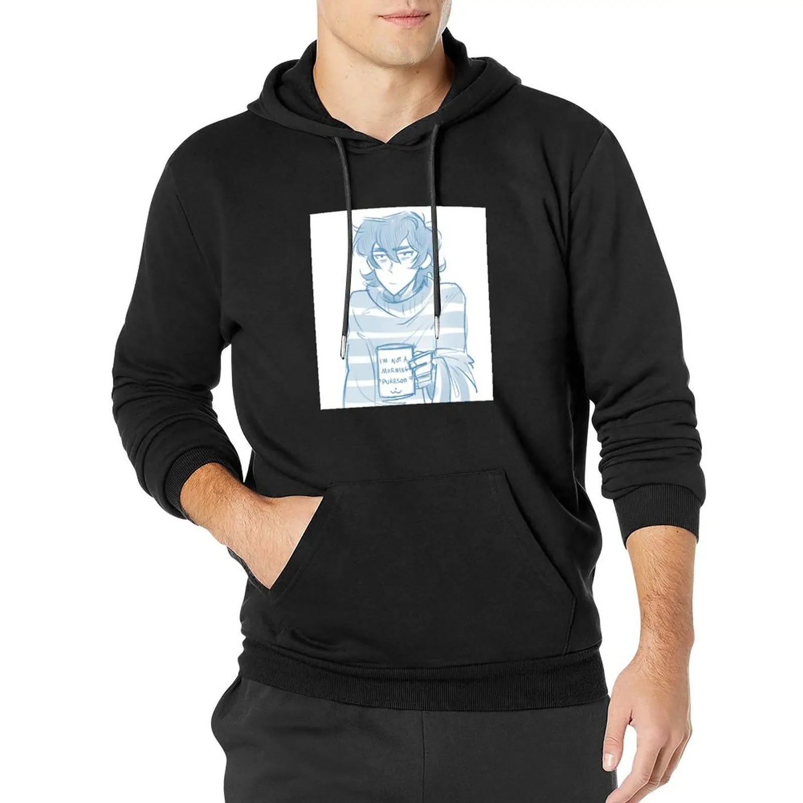 Morning Purrson Pullover Hoodie clothes for men new in hoodies