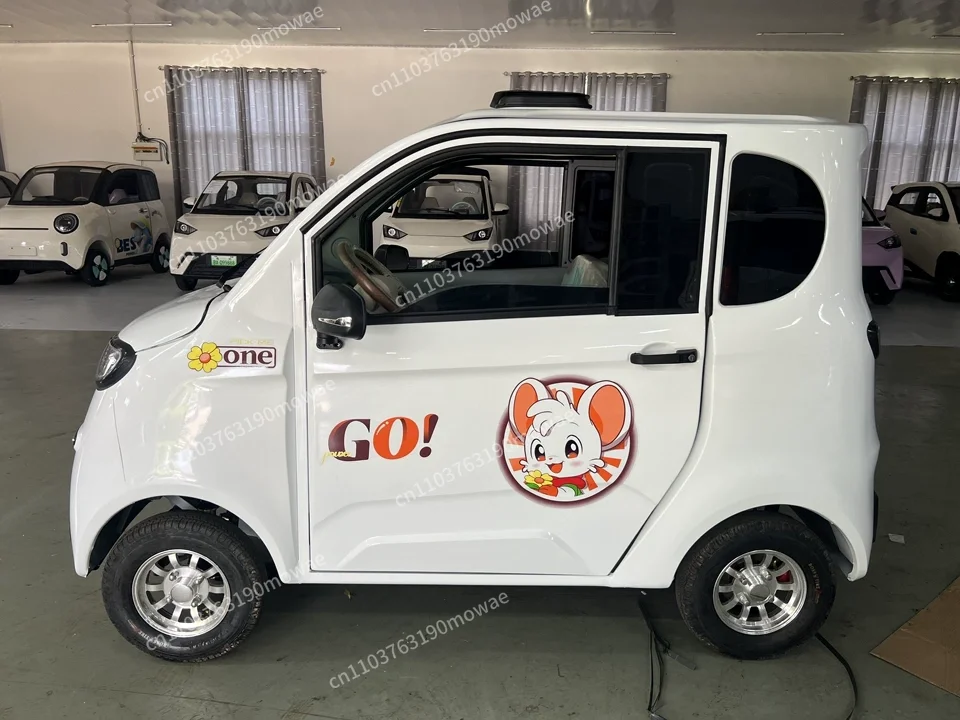 Electric four-wheeler household small women new energy adult -electric four-wheel electric vehicle