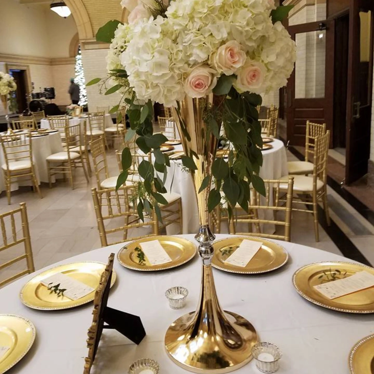 10/12pcs)100cm)60cm)Wrought Iron  Column vase Table Wedding Party Venue Decoration Manufacturer Export Props imake2882
