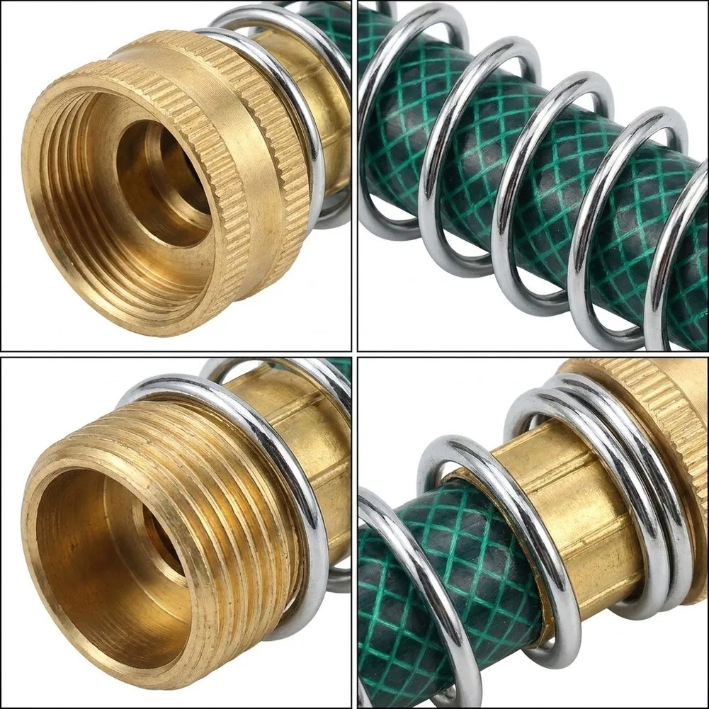 /Brass /Spring /Hose Extender Anti-Kink Protector Faucet Connector For Garden Watering Pipe Fitting O'utdoor Plant Care Accessor