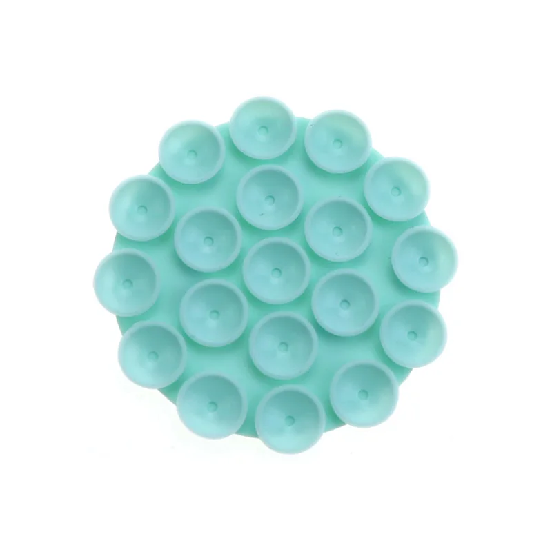 Circular Silicone Single-sided Suction Cup Bluetooth Speaker Car Phone Holder Back Rubber Fixing Clip Silicone Suction Cups