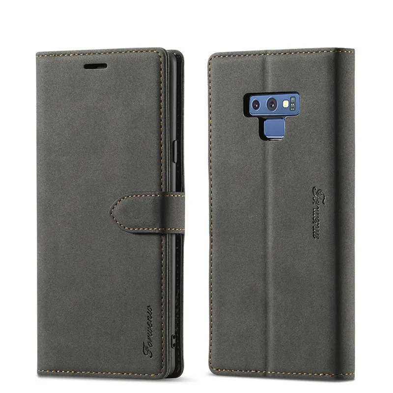 For Samsung Note 9 Case Flip 360 Vintage Phone Case On Samsung Galaxy Note 9 Case Leather Magnetic Wallet Cover Note9 Case Coque