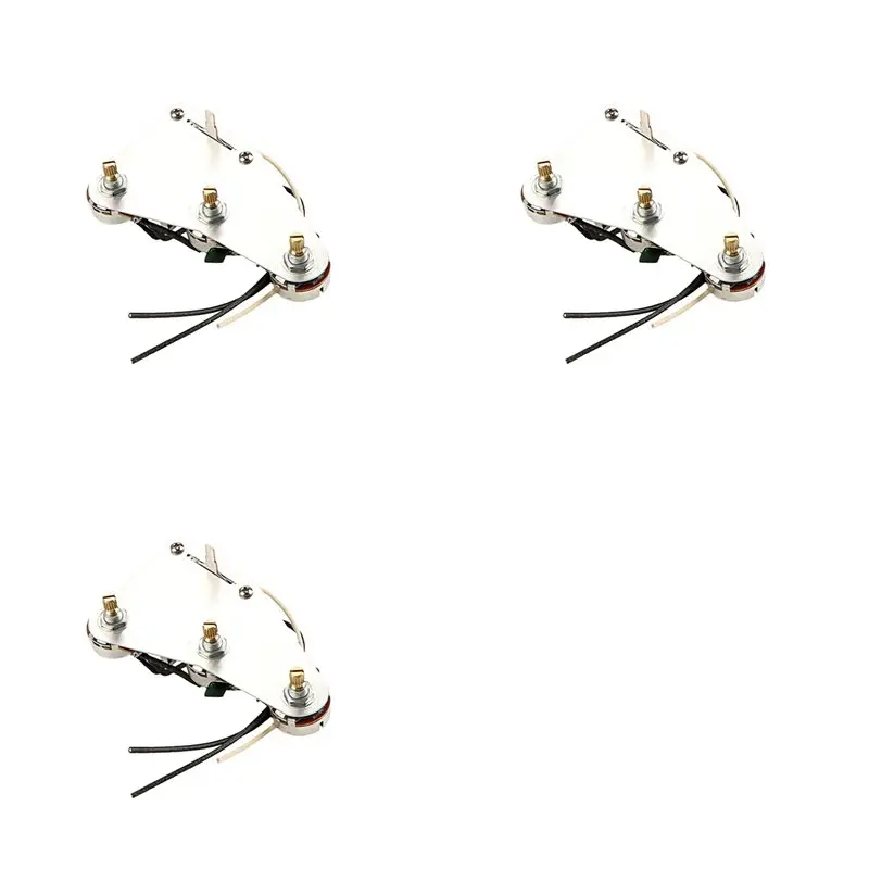 

【БЕСПРОДАЖА】3X жгут проводов для электрогитары, 5-позиционный преобразователь, 250 тыс. горшков для гитары ST, комплект предварительно смонтированных жгутов проводов