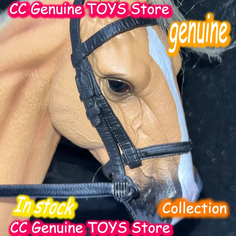 Figura de acción de caballo a escala 1/12 en stock, modelo de caballo de guerra articulado con silla de montar, figura de animal coleccionable para escritorio, juguete para regalo de adultos