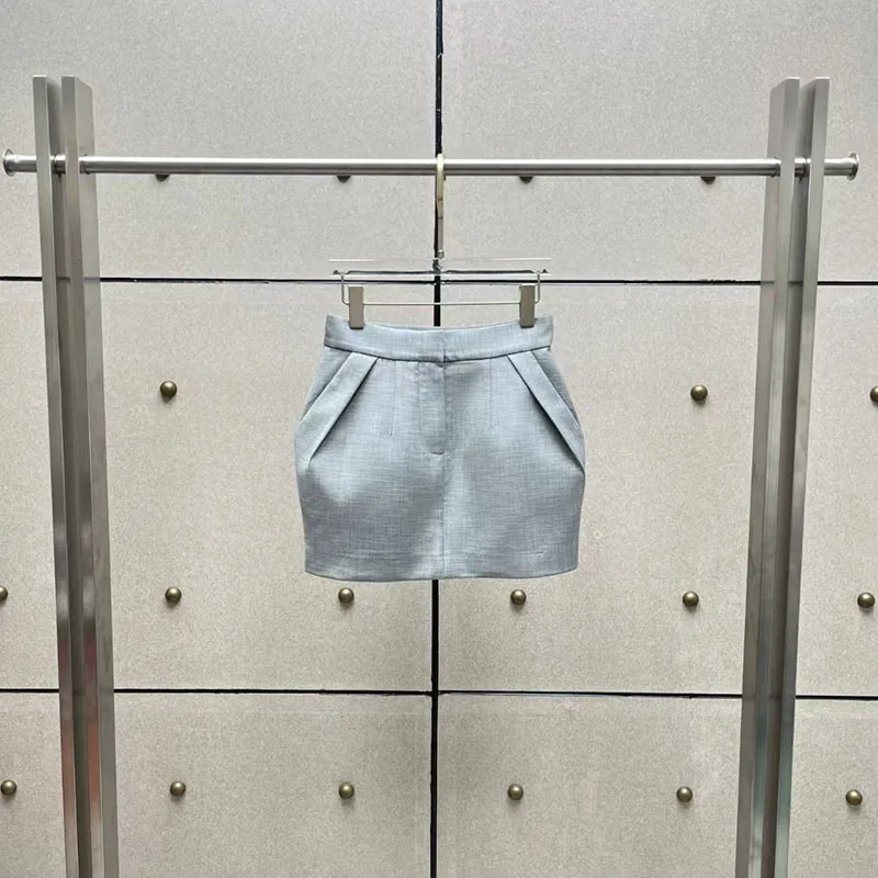 Women's petal-shaped halter top skirt, fashionable and casual versatile mini skirt, high-quality short skirt, 2026, new style,