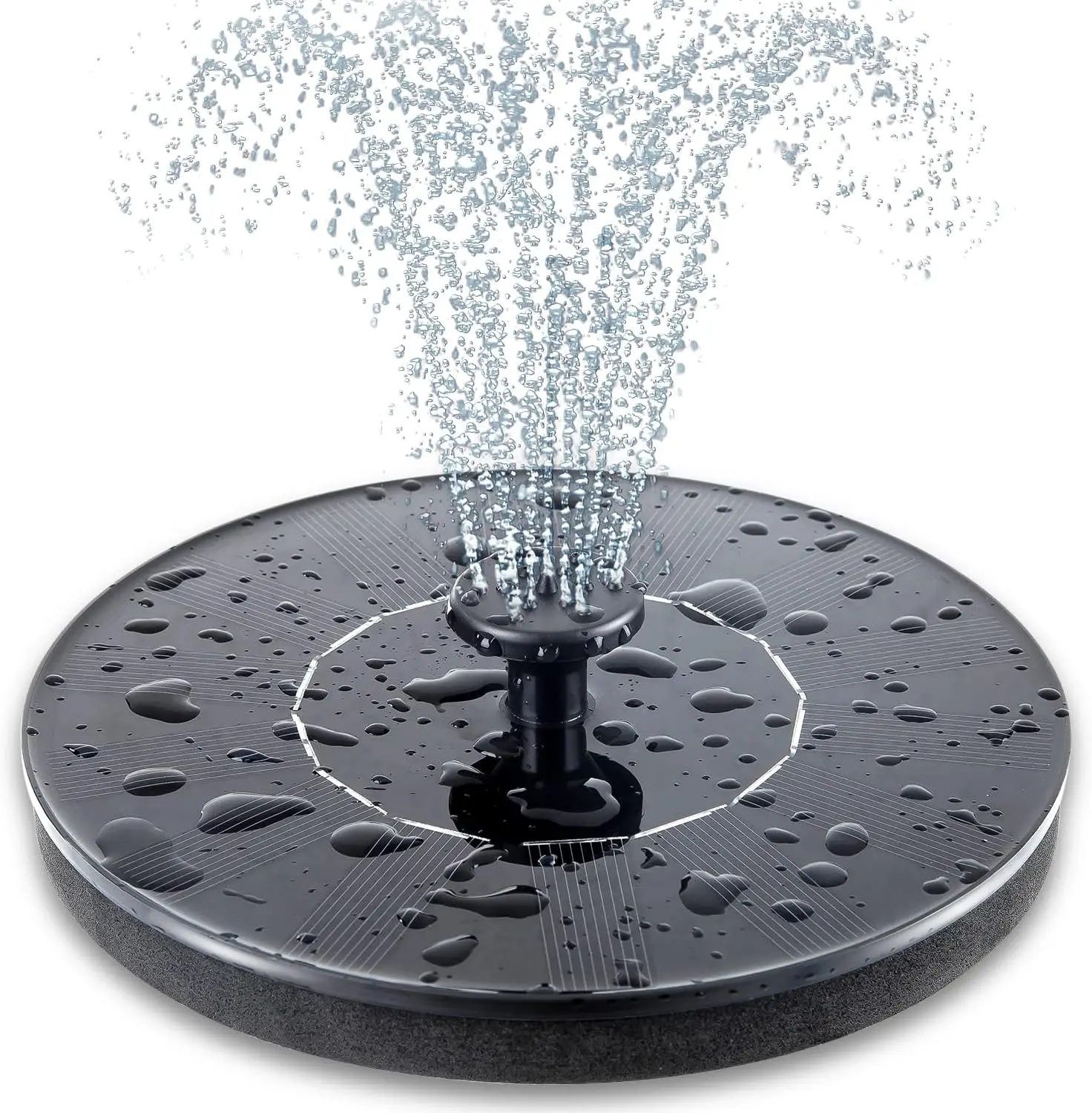 Solar Bird Bath Fountain Pump Free Standing Floating Solar Powered Water Fountain Pump for Bird Bath Garden Pond Pool Outdoor