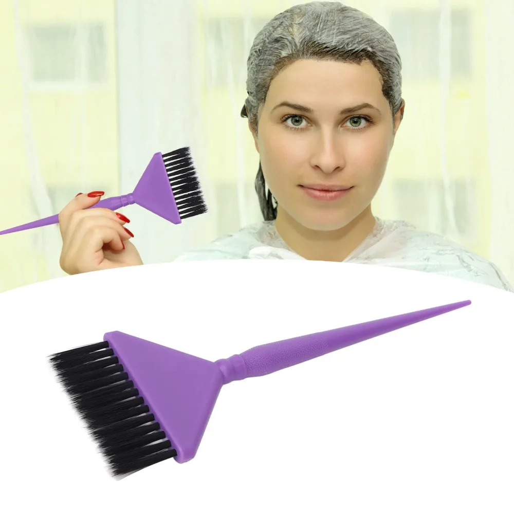 Even Application Washable Hair Color Brush Professional Soft Hair Dye Brush Reusable PP Hair Coloring Brush Home Use
