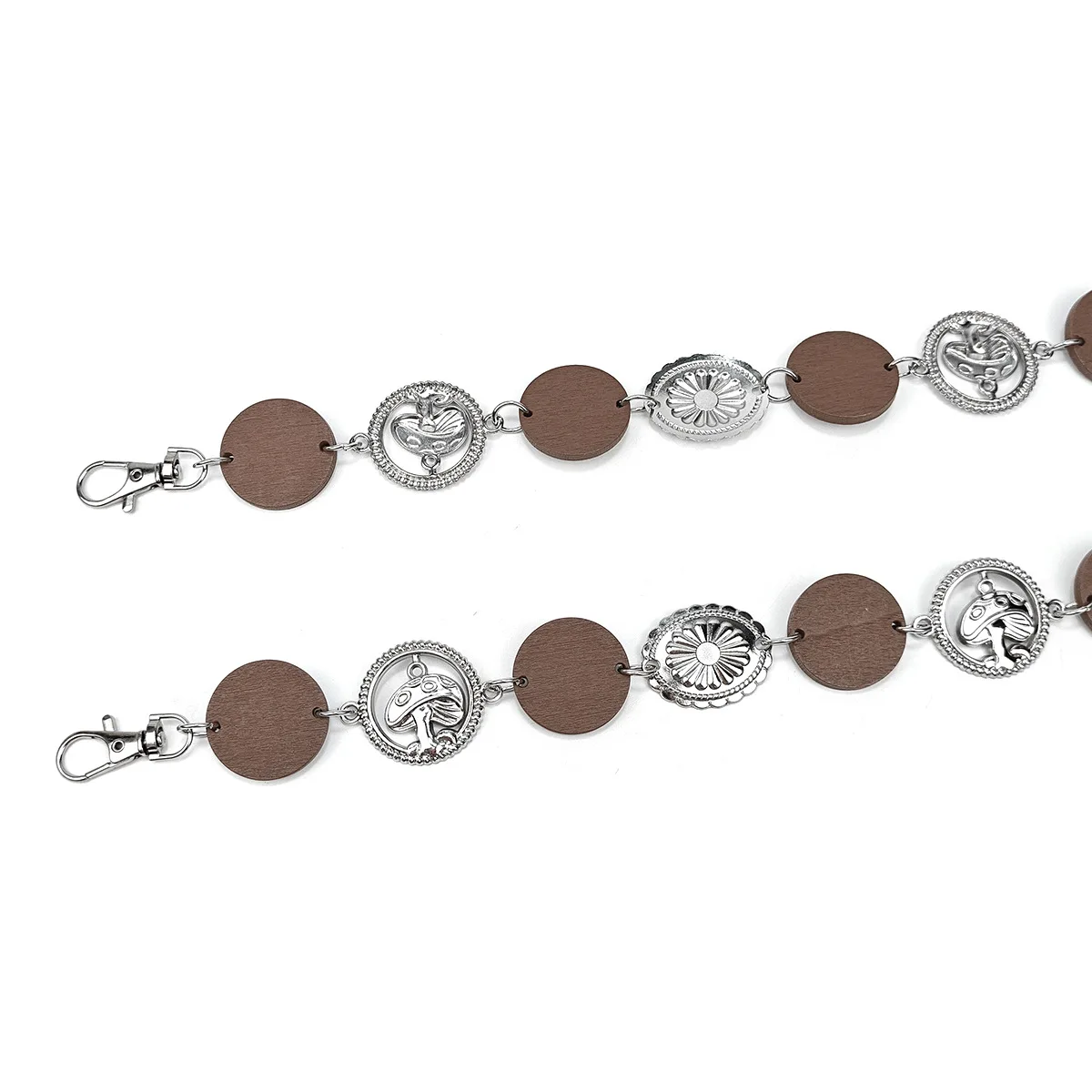 سلسلة خصر معدنية للنساء على الطراز الغربي تصميم فريد من نوعه حزام إحساس ريترو يشعر بصور صغير سلسلة سراويل