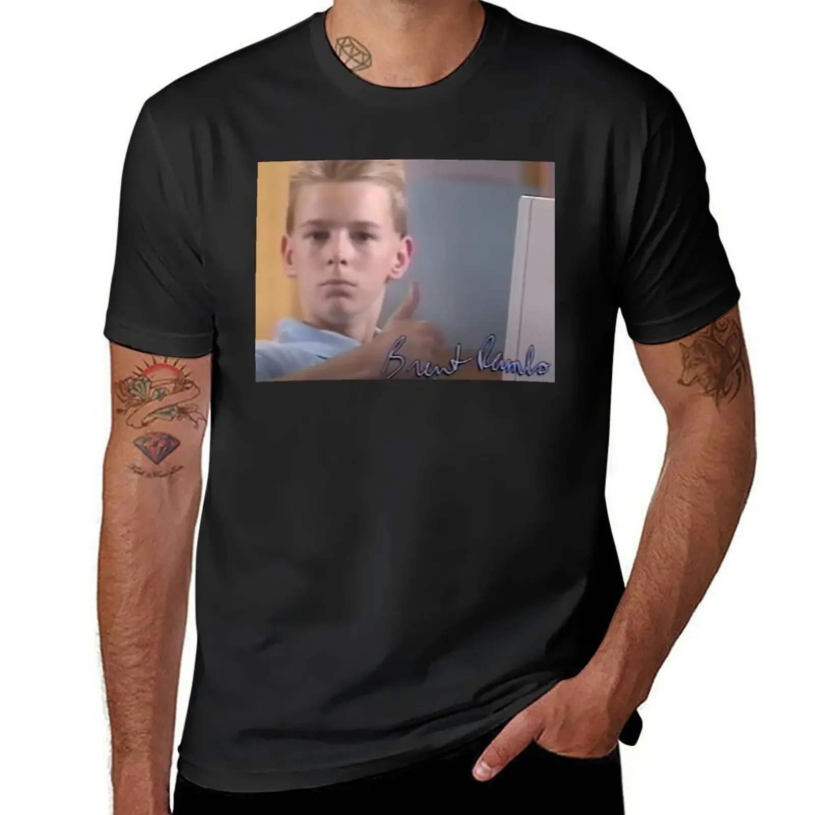 

Brent Rambo T-Shirt quick drying oversize t-shirts man oversized rapper graphic tees mens graphic t-shirts pack