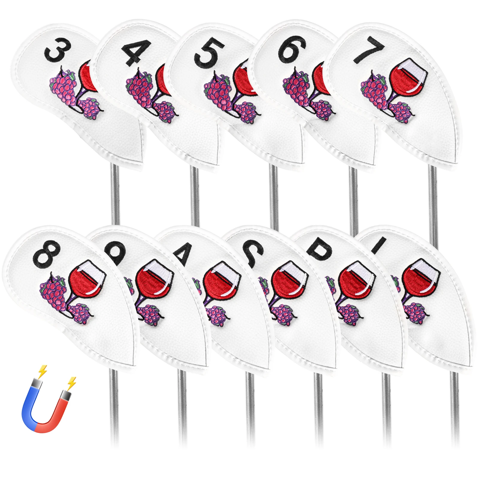 Magnetic Golf Club Head Covers - Wine & Beer Quito avis et prix