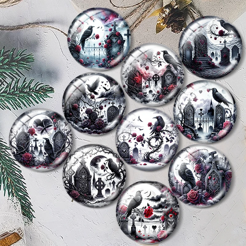 

Eternal Love's 12/18/20/25mm glass cabochon bracelet pendant rings for jewelry demo earrings back Making findings