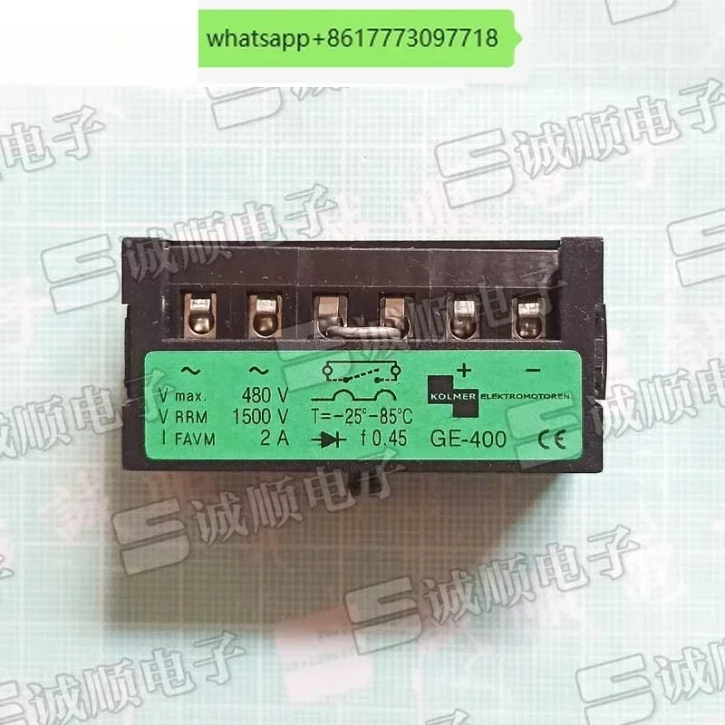GE-400 rectifier module rectifier VMAX 480V VRRM 1500V IFAVM=2A Brand new, guaranteed quality