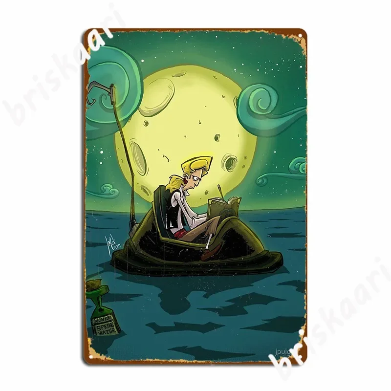 The Curse Of Monkey Island Intro Metal Sign Plaques Customize Pub Garage Club Tin Sign Posters