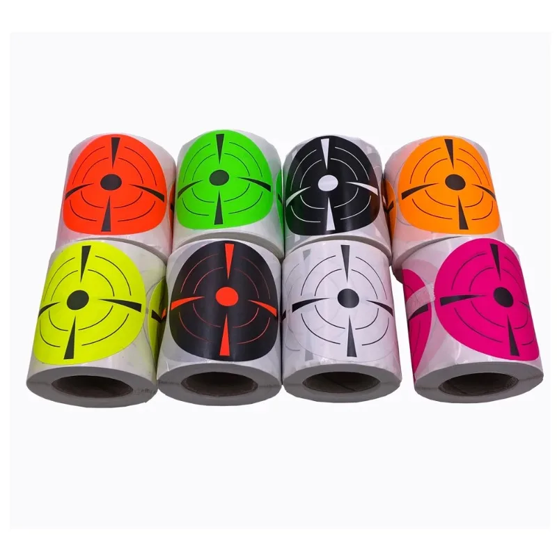 

125pcs/Roll Green Shooting Splatter Target Stickers Set - Training Supplies for 3 Inch/7.5 Cm