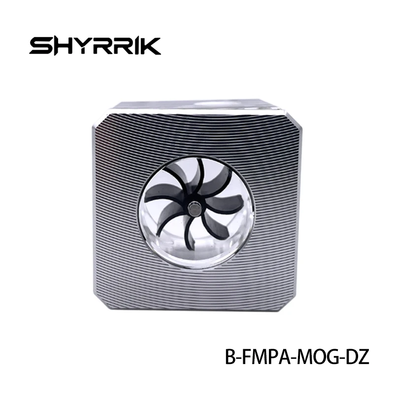 Shyrrik Acrylic Flow Meter G1/4 Thread Water Cooling System Coolant Filter Computer Cooler Fittings 3-Way Holes B-FMPA-MOG-DZ - view 5