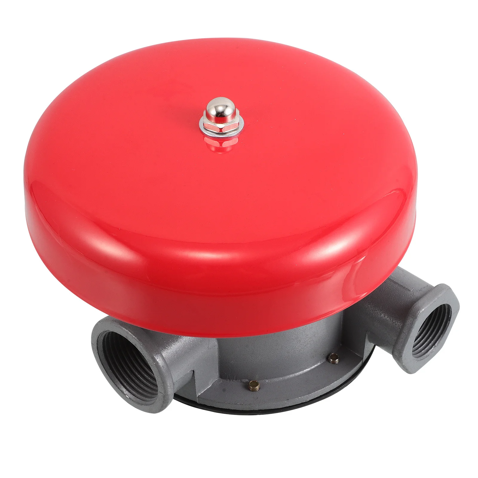 Hydraulic Fire Alarm Bell Round Water-Driven Loud Ringing Device For School Home Factory Commercial Residential Buildings