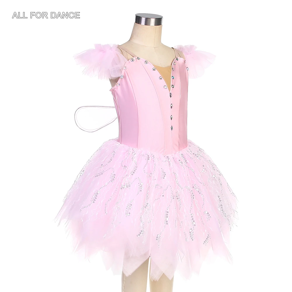 22130 Gonne tutù romantiche per bambini e adulti Corpetto in spandex avorio Tutu di danza classica Abito gonfio Costume da spettacolo Dancewear