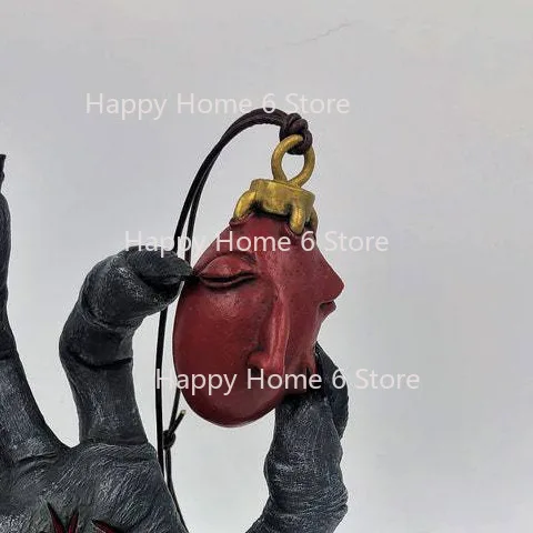 Creative Halloween Tabletop Decoration Demon Fury Hand of God Sword Wind Legend Figure Resin Ornament Crafts